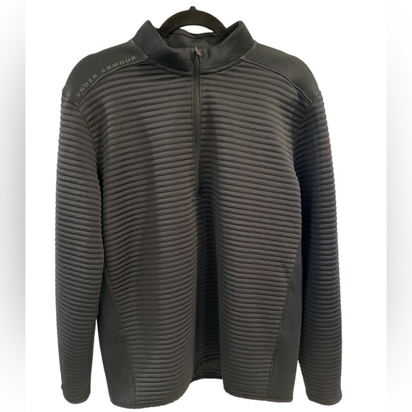 Under Armour Golf‎ Men’s Jacket NWOT Black Large - Picture 1 of 3